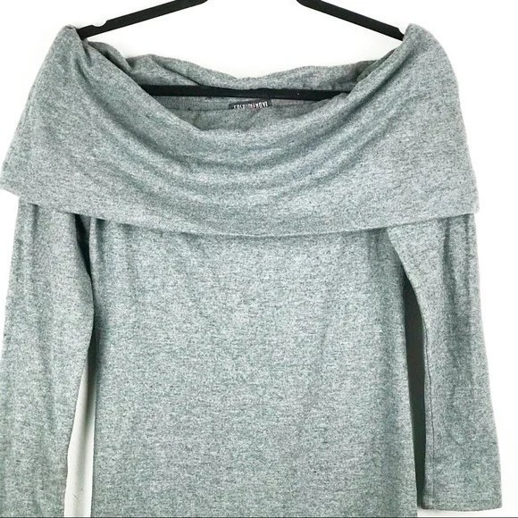 Fashion Nova Gray Off Shoulder Dress‎ - Picture 6 of 8